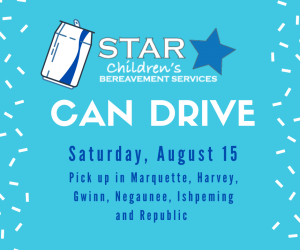Can Drive for STAR Children’s Bereavement Services
