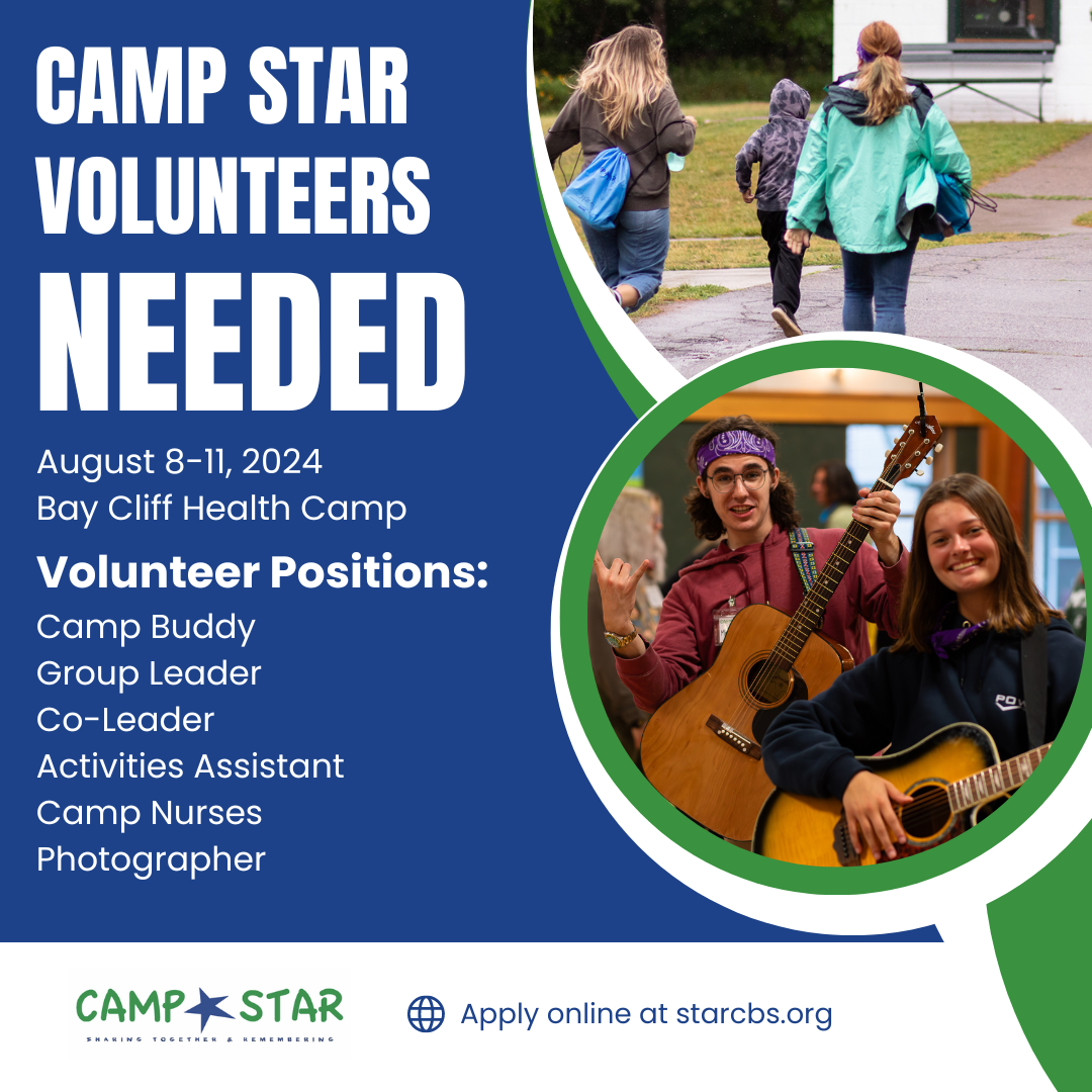 2024 Camp STAR Volunteer Application Now Available!